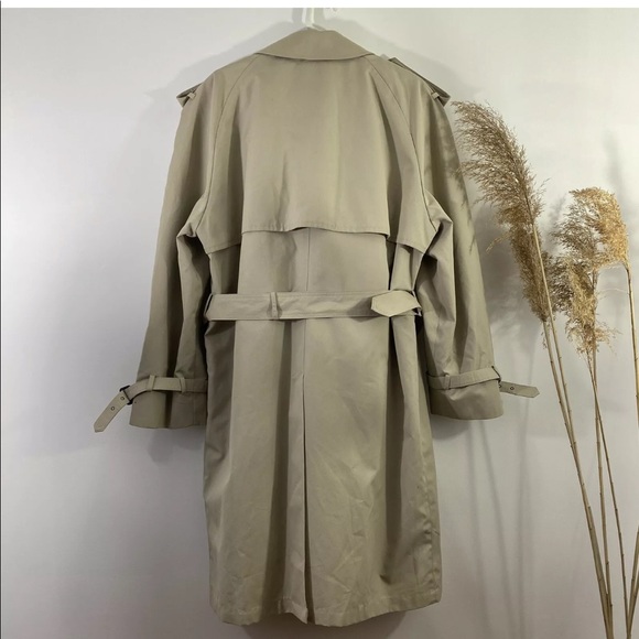Moore’s Mens Trench Coat Tan size 44 short - Picture 3 of 13
